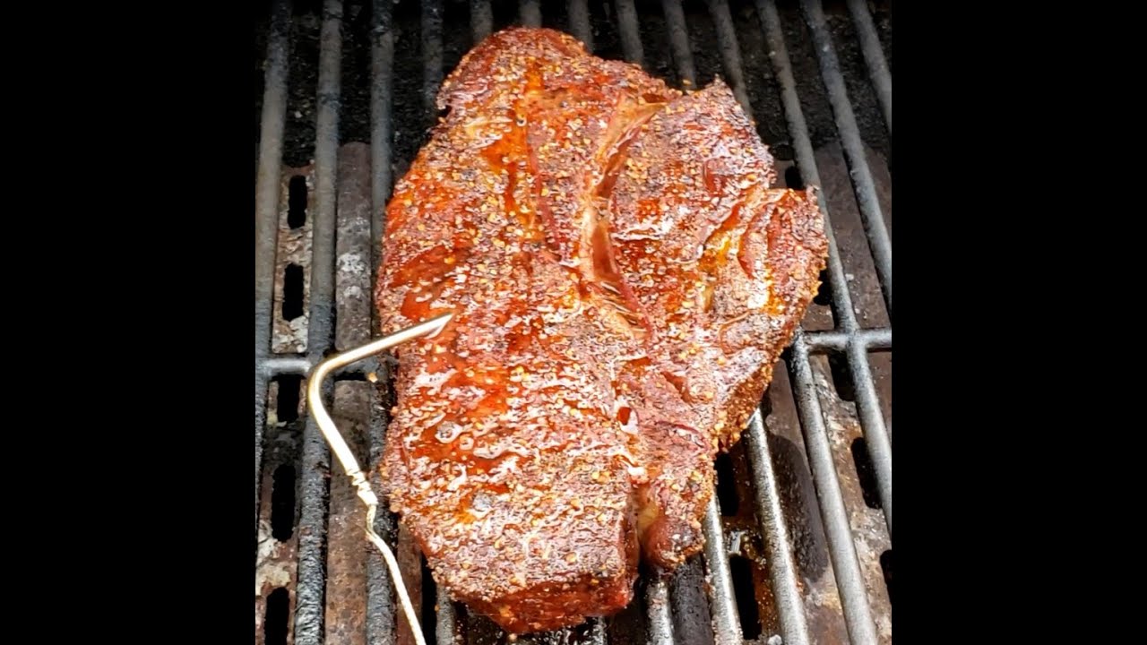 Smoked Chuck Roast on Gas Grill YouTube