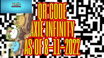 how to GET Qr Code in market place of axie infinity 8-11-2022