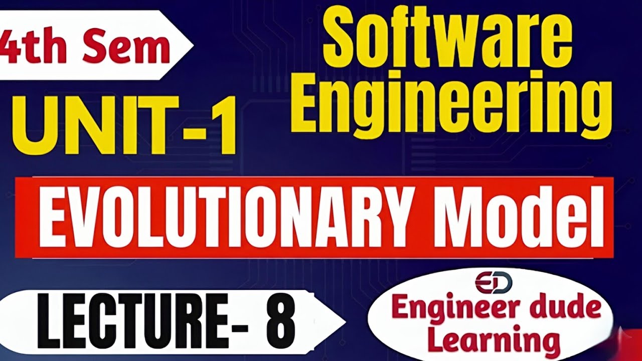 Evolutionary Model Explained in One Shot | Software Engineering Unit 1 ...
