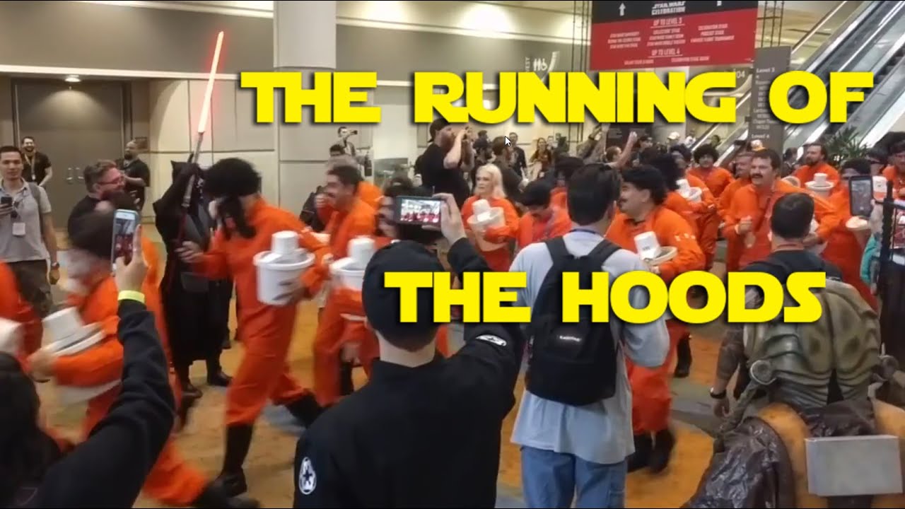 The Running of the Hoods Star Wars Celebration Orlando 2017 YouTube