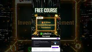 Free Udemy Course 2026✨ AI Driven Inventory Management Foundations  #onlinecourses  #freecourses