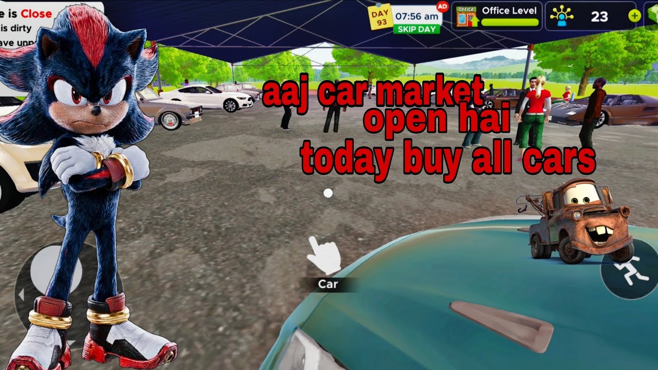 Car salersimulator game (aaj pura car buy kar liya 😱😱..) Car wala game 