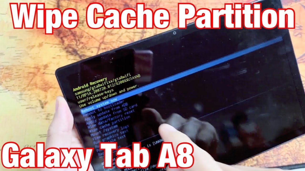 Galaxy Tab A8: How to Wipe Cache Partition (can fix laggy, slow or other problems)
