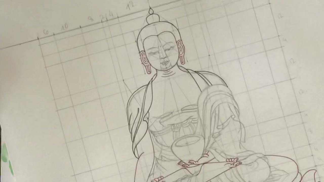 Tibetan Buddhist traditional painting Thangka