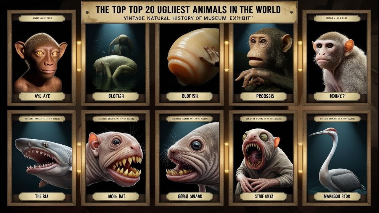 The Top 20 Ugliest Animals in the World – You Won’t Believe
