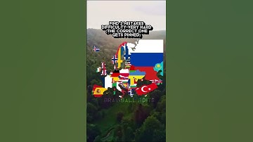 Find Three Mistakes (Difficulty: Very Hard) #europe #map #viral #shorts