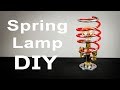 DIY Automotive Shock Spring Lamp How To Make