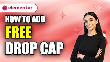 How to use FREE Elementor Drop Cap Widget | WordPress Tutorial 2024