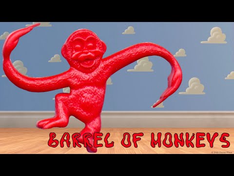 バレルオブモンキーズ トイストーリー1, 2, 3, 4, ショートなど登場 Barrel Of Monkeys (Toy Story) | Evolution In Movies & TV (1995