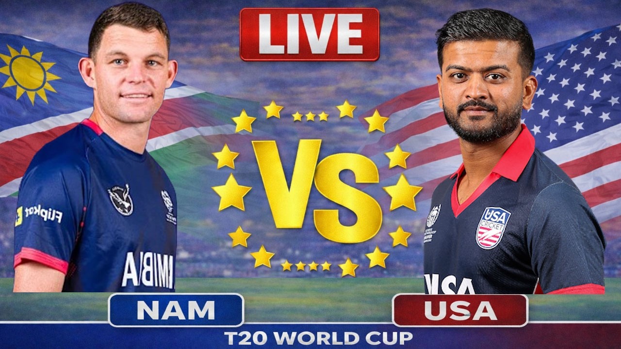 🔴 Live USA Vs NAM 26th T20 WC Match | Live Cricket Today | USA vs NAM live 1st innings last 35Over
