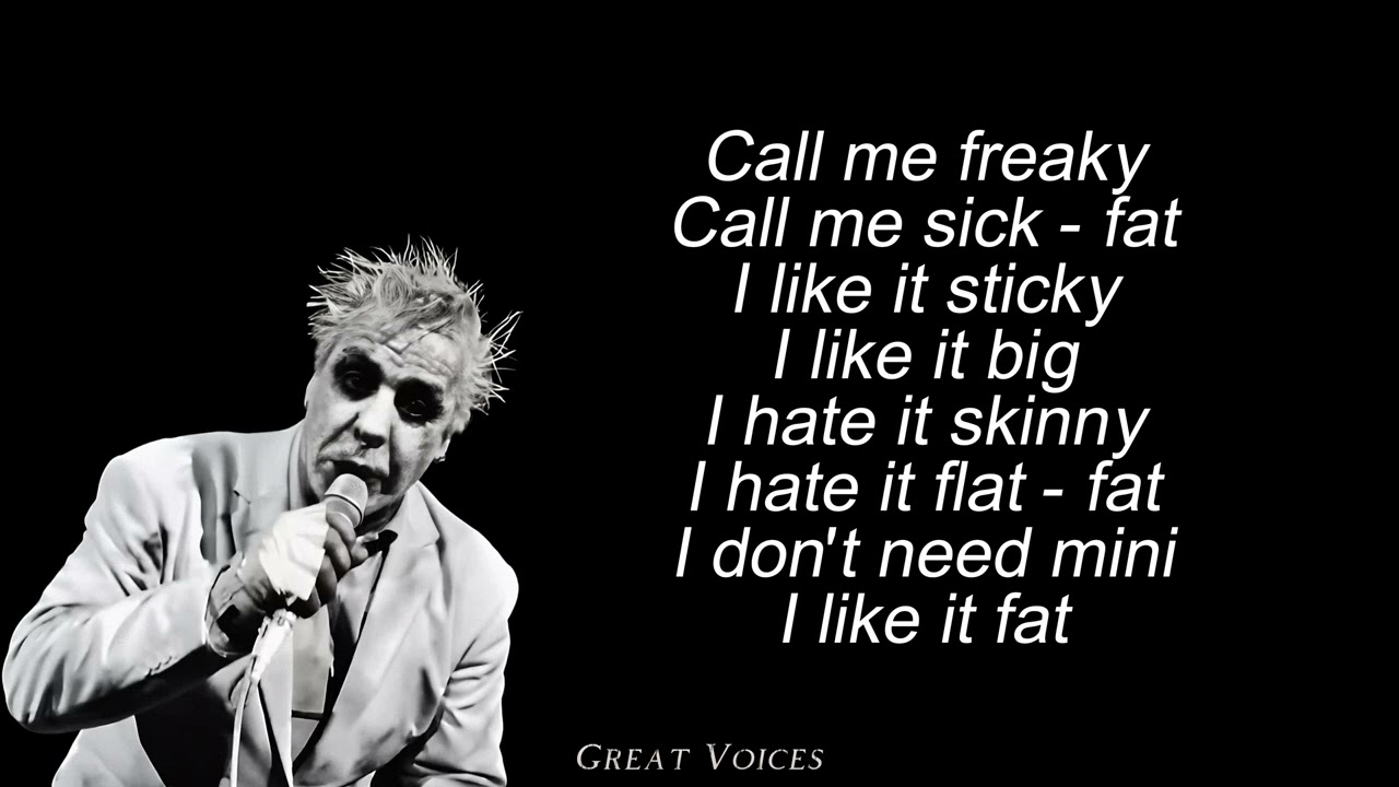 Fat - LINDEMANN (Isolated Vocals + Lyrics)