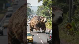 What if Giant Sloths were still alive today? #shorts #viralshorts #whatif #extinctanimals
