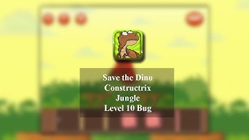 Save the Dino (iOS) Constructrix Playthrough - Area 1: Jungle - Level 10 Bug