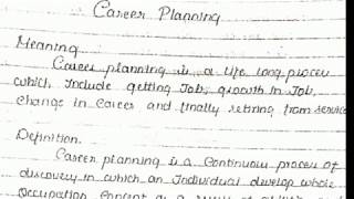 PRCC 5th CHAPTER CAREER PLANNING