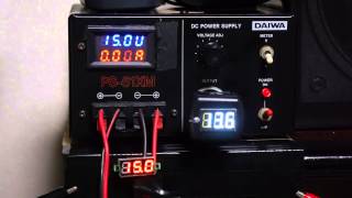 超小型ＬＥＤデジタル電圧計の表示速度比較