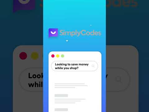 Save with coupons and rewards using the SimplyCodes app!