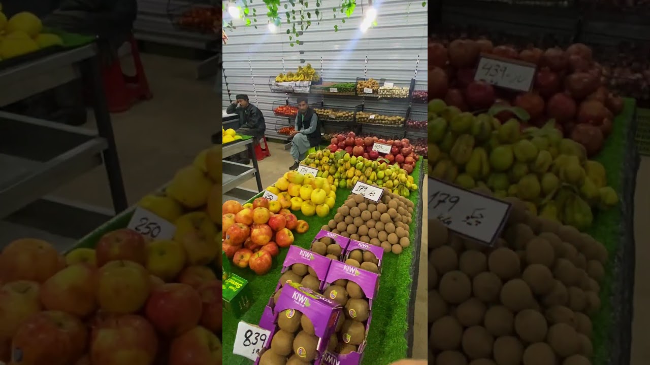 Wal’s Road Sukkur Par Fresh Sabzi Meat & Fruits 🥬🍎🥩 