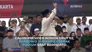 Momen Prabowo Gebrak Podium