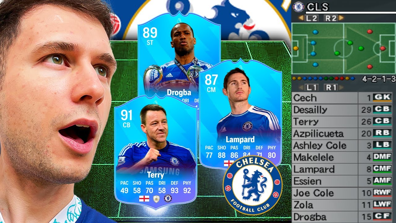 MONTEI UM TIME DE LENDAS DO CHELSEA E JOGUEI A WL 🔥🔥 EA FC 25 ULTIMATE TEAM
