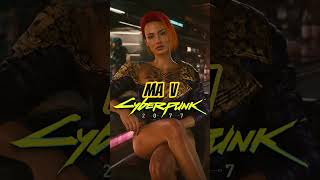 Ma V et une actrice virtuelle dans Cyberpunk 2077