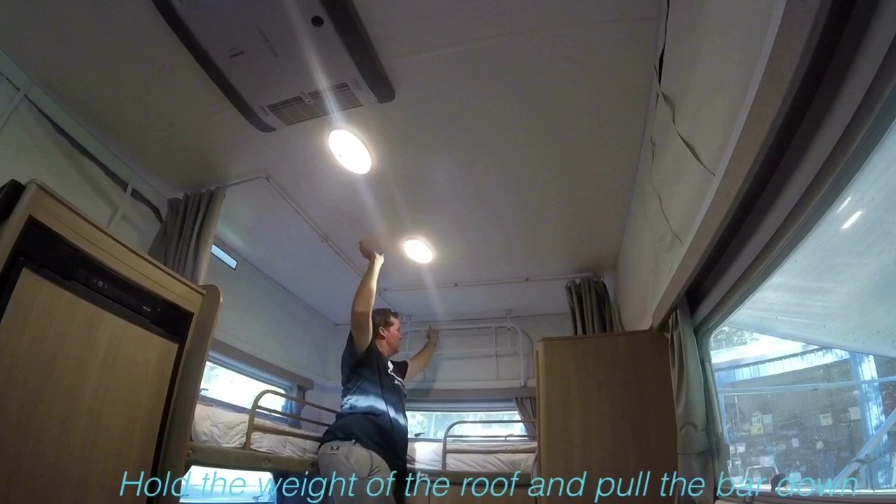 How To Lower The Roof On A Jayco Poptop YouTube