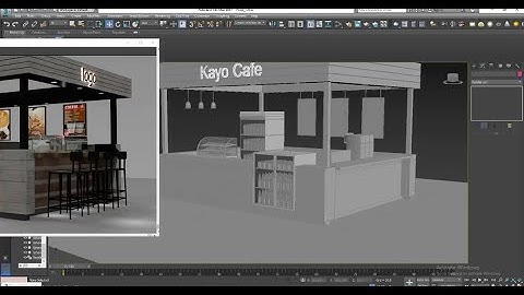 3DsMax Tutorials, Learn 3D Modeling a Food Stall from Scratch in 3dsmax ( Part 5)