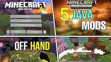 Top 5 Best Java Mods For mcpe || Top 5 Mods To Turn Your MCPE To Java Edition 1.20