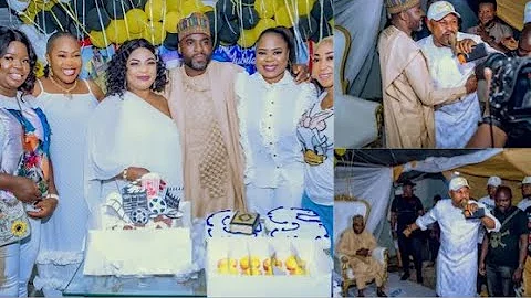 Saidi Balogun, Laide Bakare, Other Stars Storms Ibrahim Chatta Surprise 50th Birthday Party