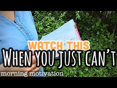 WHEN YOU DON'T FEEL MOTIVATED TO READ THE BIBLE | Christian motivation to read the bible inspiration