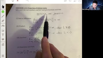 Determining One-Sided Infinite Limits | AP Calculus AB/BC Lesson 1.5.2