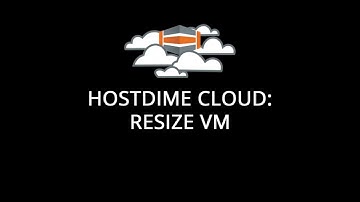 HostDime Cloud: Resize VM