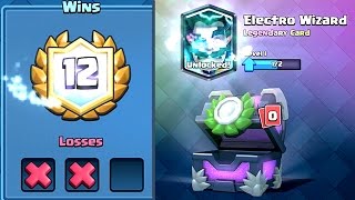 Clash Royale - 12 Win Electro Wizard Deck First Try