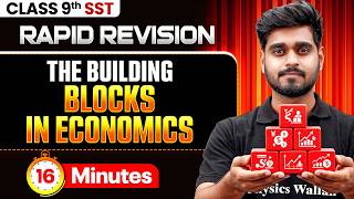The Building Blocks in Economics in 16 Minutes 🔥 | Class 9th SST | RAPID REVISION