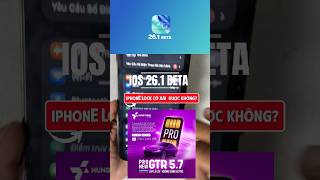 iOS 26.1 beta ra rồi – iPhone Lock xài ổn không? Gà test thực tế cho anh em nè 🔥