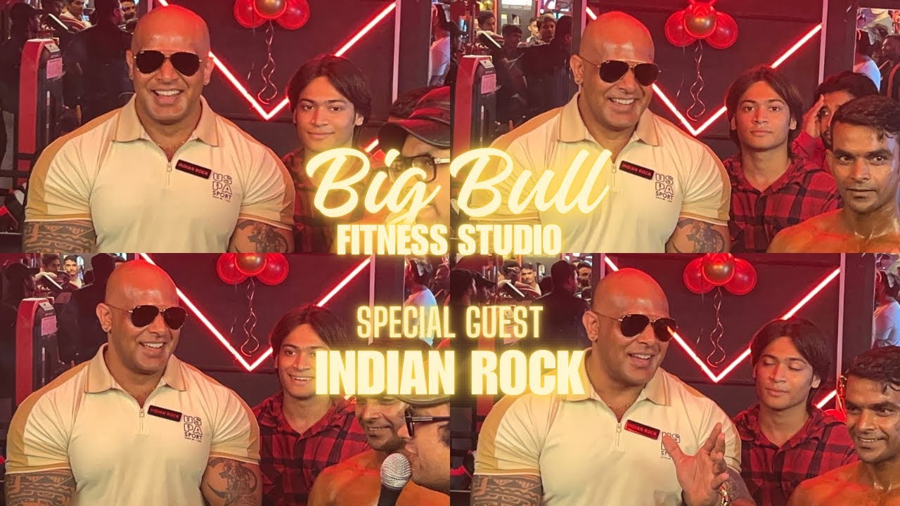 Indian Rock🔥 | Big Bull Fitness Studio❤ | Gym Opening Vlog | Deepak Nanda | Ali Afzal