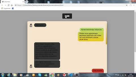 Responsive Chat Box Design  Html-Css-Js
