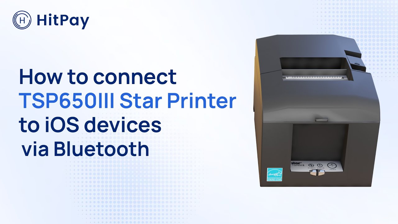 HitPay Printer | How to connect Star Micronics Printer to iOS