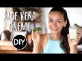 HAUTCREME SELBER MACHEN - natürlich & vegan | Rezept mit nur 3 Zutaten - Aloe Vera Gel