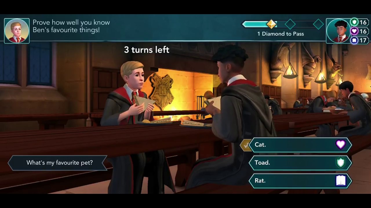 Ben Cooper Harry potter Hogwart Mystery - Meal and Gobestone - YouTube