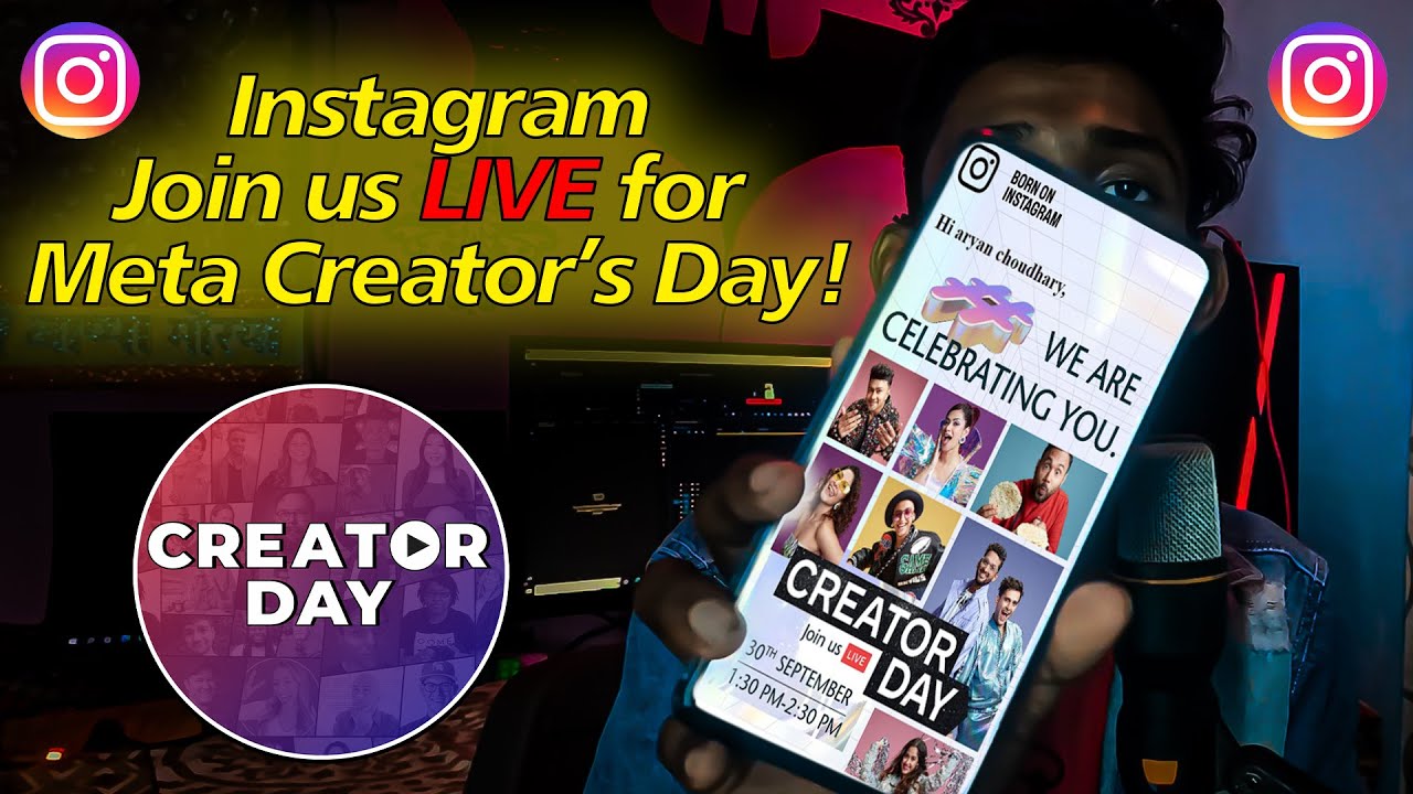 Join us LIVE for Meta Creator’s Day! Get Born on instagram gift on