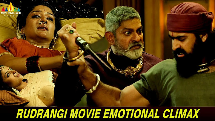 Rudrangi Movie Emotional Climax | #VimalaRaman #JagapathiBabu | Latest Tamil Dubbed Movie Scenes