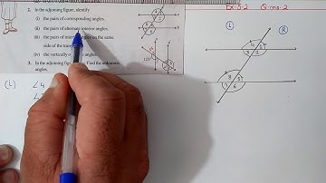 Q.2 Ex.5.2 Chapter:5 Lines and Angles | Ncert  Maths Class 7 | Cbse