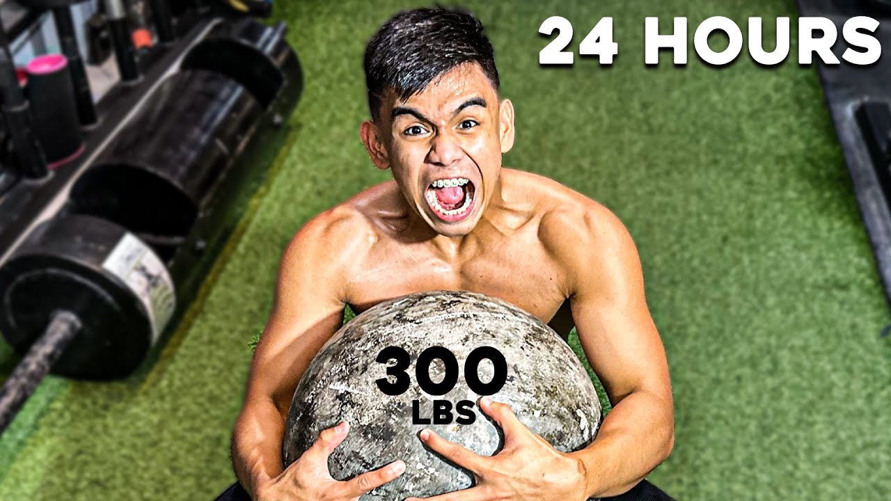 Maging STRONGEST MAN for 24 HOURS!!