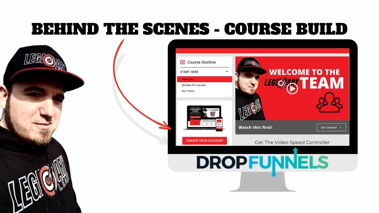DropFunnels - Behind The Scenes Course Build
