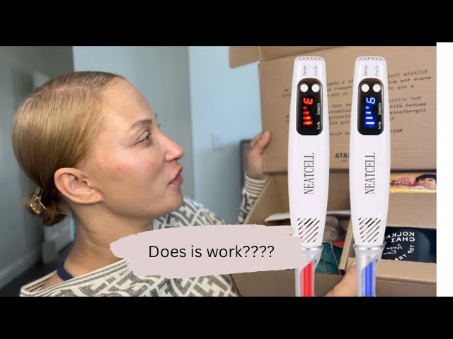 NEATCELL blue laser for brown spots 1 year review. The most