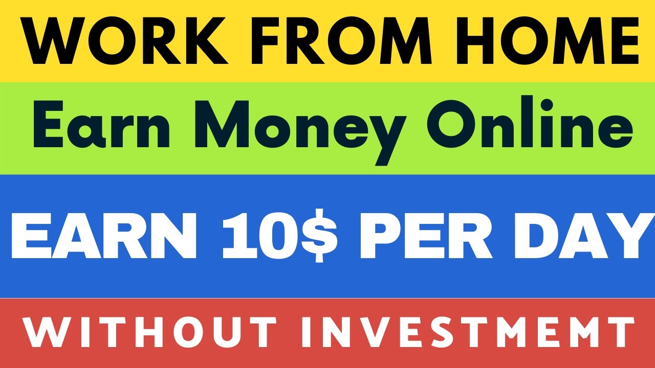 How to Earn Money Online Without Investment || Work From Home Job ...