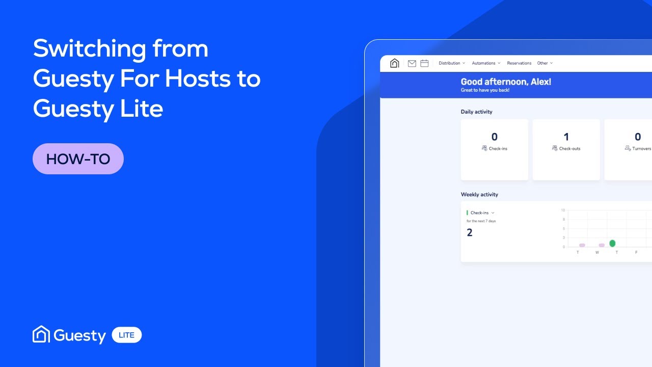 Switching from Guesty For Hosts to Guesty Lite