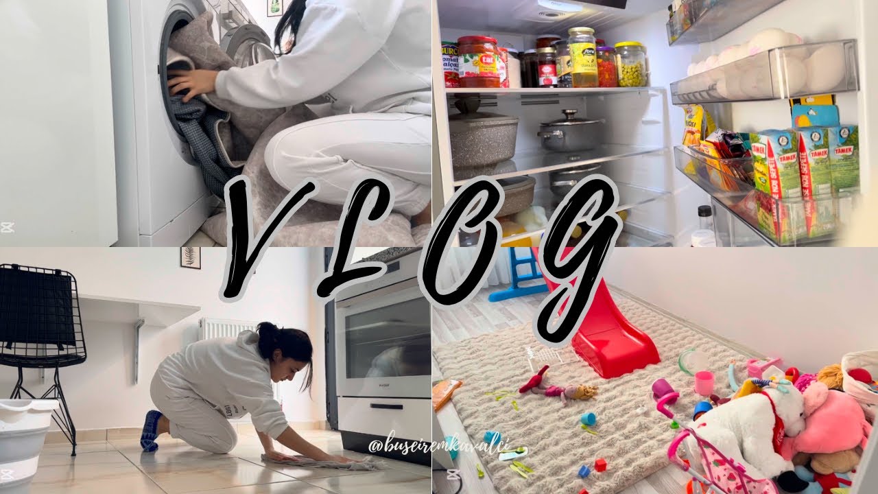 Temizlik maratonu, mutfak| Buzdolabı temizliği| Vlog