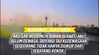 Quotes Cowok tanpa asap rokok