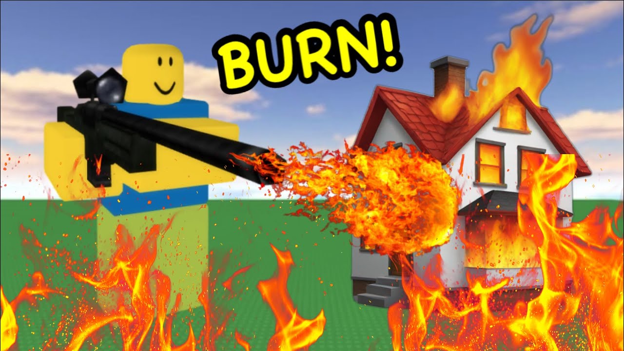 I BURNT it ALL DOWN! Roblox Burn Everything Simulator… YouTube